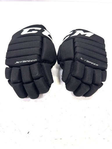 Used CCM JETSPEED FT455 Junior Gloves Black 11" 11860-S000296013