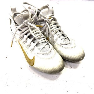 Used Nike LAX Cleats Mens White Senior 6 11860-S000296022