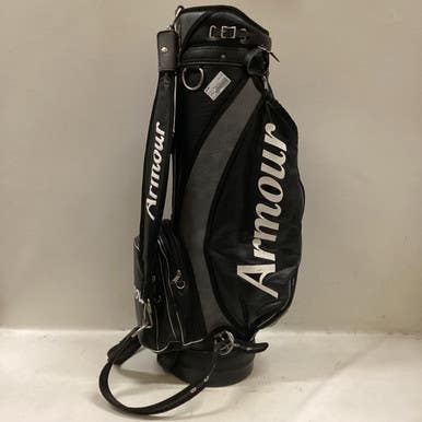 Used ARMOUR STAND BAG Mens Stand Bag Black 11725-S000486970