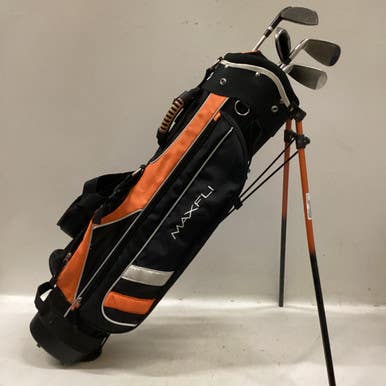 Used Maxfli VARSITY Jr Package Set RH Black And Orange 5 Piece 11725-S000487152