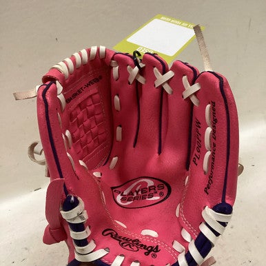 Used Rawlings PL90PPW BB/SB Glove RH Throw Pink 9" 11725-S000487164