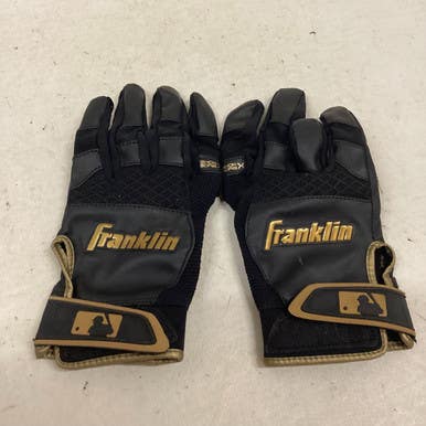 Used Franklin PRO CLASSIC BB/SB Batting Gloves Black LG 11725-S000489859