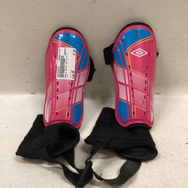 Used Umbro Soccer Shin Guards Adult Pink MD 11725-S000489925