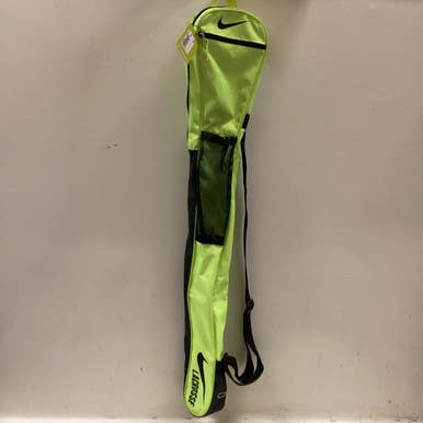 Used Nike LAX Accessories Stick Bags Black And Optic Yellow 11725-S000489673