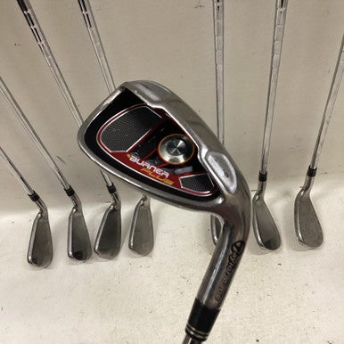 Used Taylormade BURNER PLUS Mens Iron Set RH 4I-PW 11725-S000487397