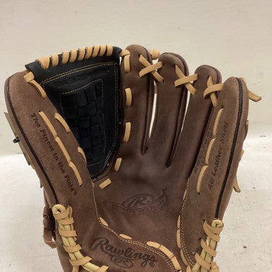 Used Rawlings RBG36BC BB/SB Glove RH Throw Brown 12 1/2" 11725-S000488071