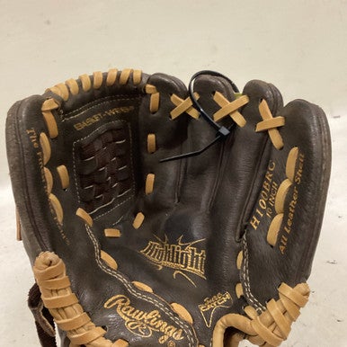 Used Rawlings H100BRC BB/SB Glove RH Throw Brown 10" 11725-S000488165