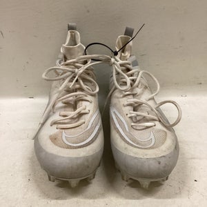 Used Nike LAX Cleats Mens White Senior 11.5 11725-S000489950