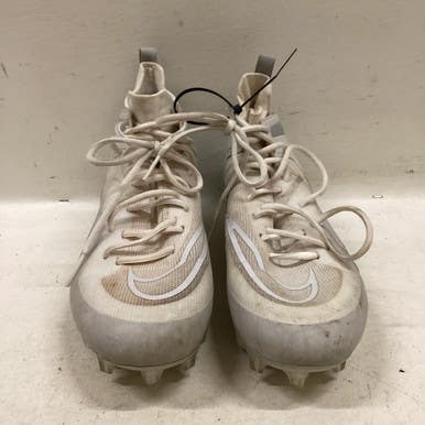 Used Nike LAX Cleats Mens White Senior 11.5 11725-S000489950