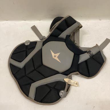 Used All-Star CPCCADV912 Catchers Chest Protector Black And Grey Junior 11725-S000490033