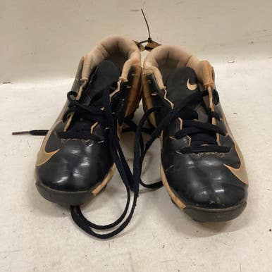 Used Nike VAPOR BB/SB Cleats Black Youth 13.0 11725-S000490043