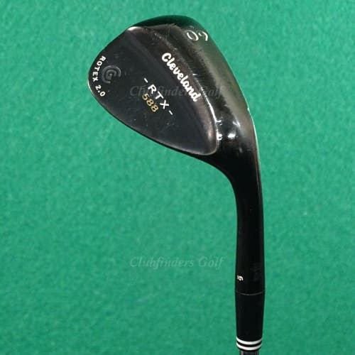 Cleveland RTX 588 Rotex 2.0 Black 60-6 60 Lob Wedge Dynamic Gold Steel Wedge