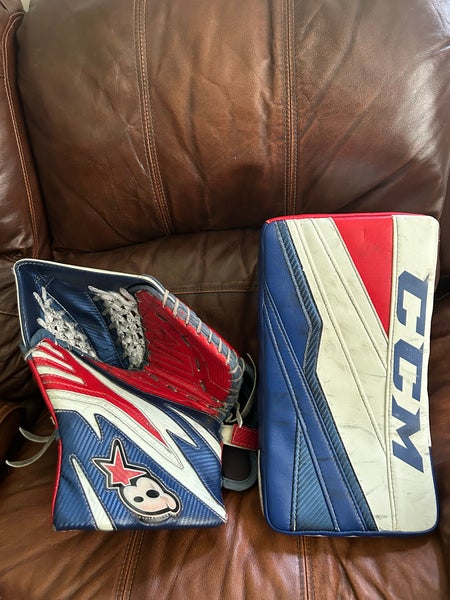 Brian's Optik 2 Pro Regular Pro Stock (Used) and CCM E Flex 3 Blocker