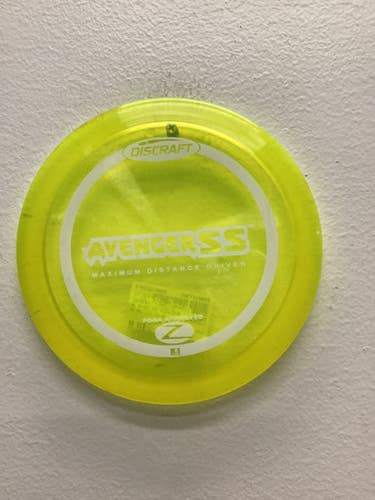 Used Discraft AVENGER SS Disc Golf Driver Yellow 11443-S000196993