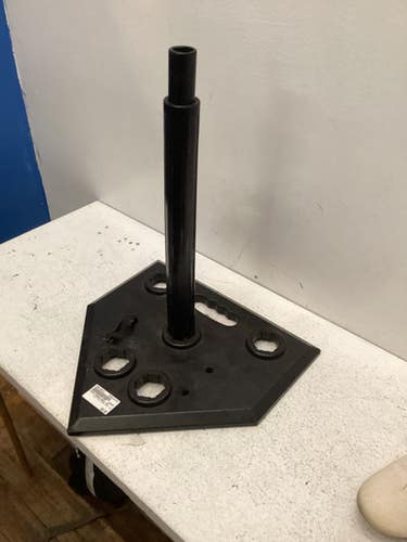 Used BLACK RUBBER BBALL TEE BB/SB Batting Tee 11443-S000196973