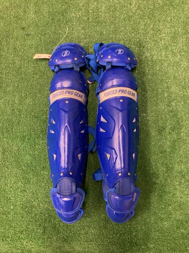 Blue Intermediate Force3 Pro Gear Catcher's Leg Guard (Used)