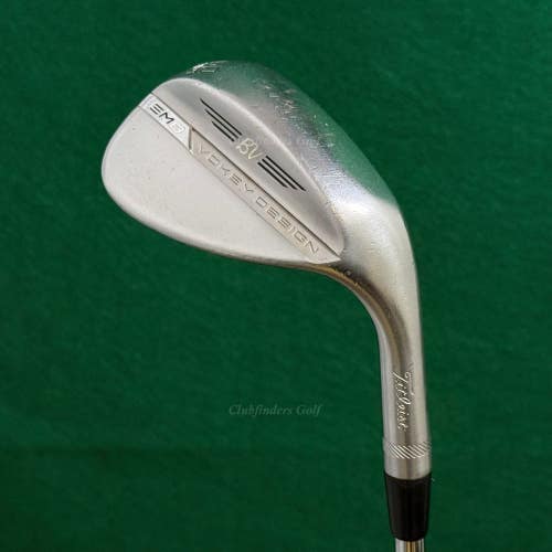 Titleist Vokey SM8 Chrome 60-8M 60 Lob Wedge Factory Stepped Steel Wedge Flex