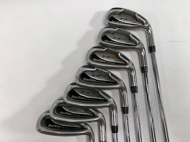 Tour Edge HP7 Iron Set 5-PW+SW Regular Steel Mens RH