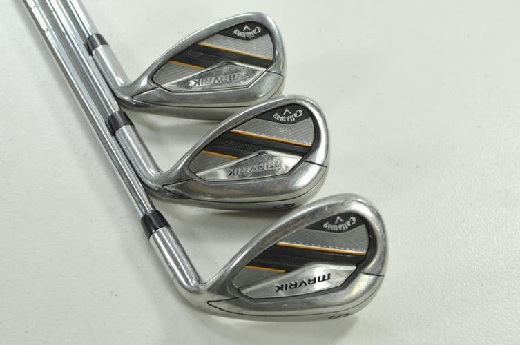 Callaway Mavrik Approach, Gap, Sand Wedge Set RH Elevate Stiff Steel # 201105