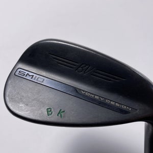 Titleist Vokey SM10 Jet Black Gap Wedge GW 48* 10 F-Grind Project X Mens RH