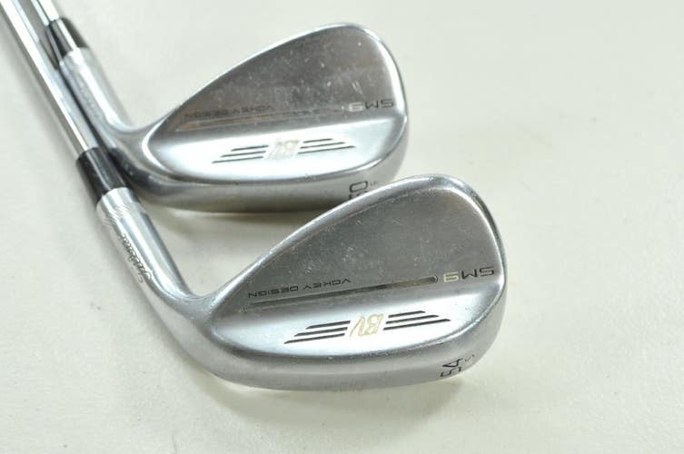 Titleist Vokey SM9 Tour Chrome 50*, 54* Wedge Set RH Wedge Flex Steel # 200159