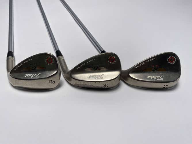 Titleist Vokey 2009 Vokey Spin Milled Wedge Set 52* 8 | 56* 8 | 60* 4 Wedge RH