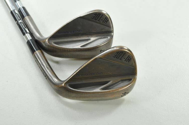 TaylorMade Milled Grind 3 Hi-Toe Copper 52*, 56* Wedge Set RH KBS Steel # 199037