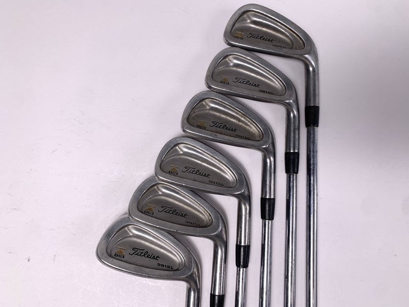 Titleist DCI 981 SL Iron Set 4-9 True Temper Dynamic Gold S300 Stiff Steel RH