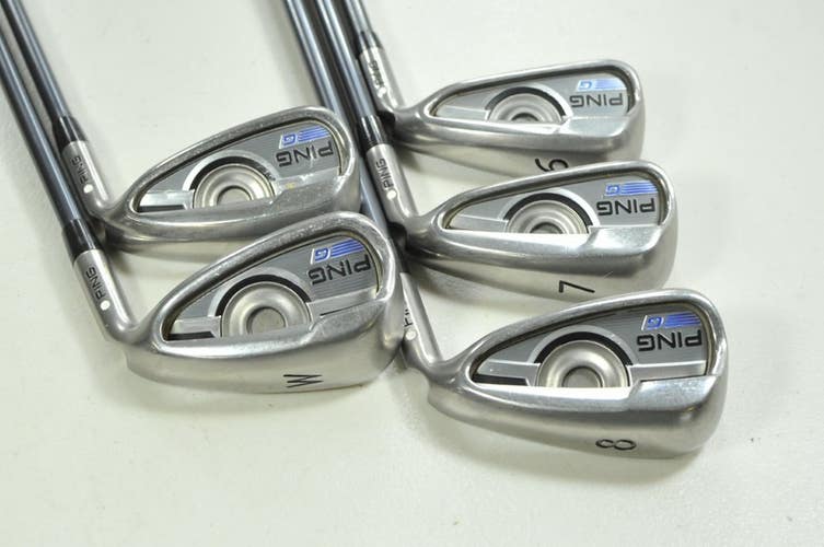 Ping G Series 6-W Iron Set Senior Flex White Dot Right CFS 65 Graphite # 201133