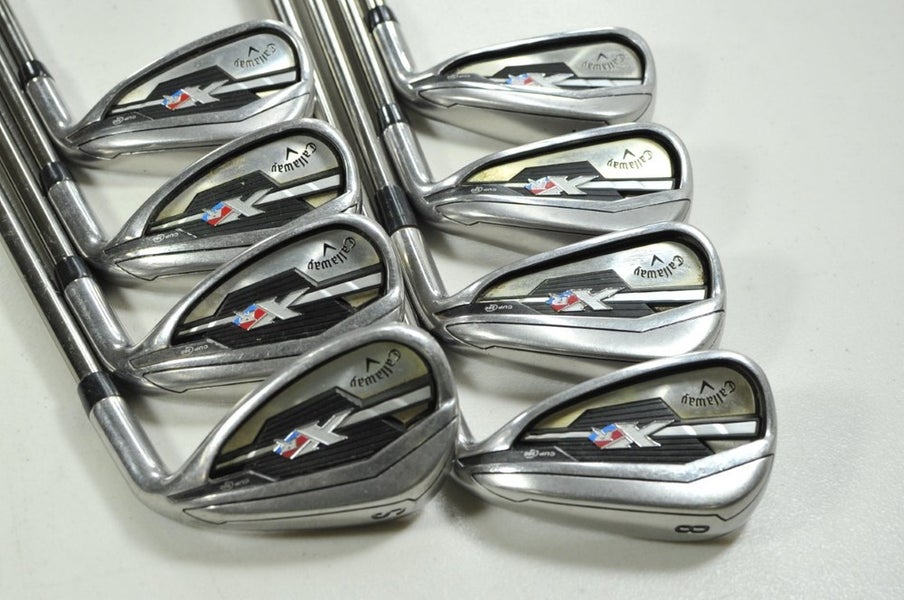 Callaway XR 5-PW,AW,SW Iron Set Regular Flex RH Recoil 460 F3 Graphite  # 201154