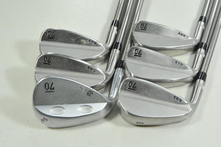 LEFT HANDED Sub 70 699 6-PW,54* Iron Set SteelFiber 95 Regular Flex #201144