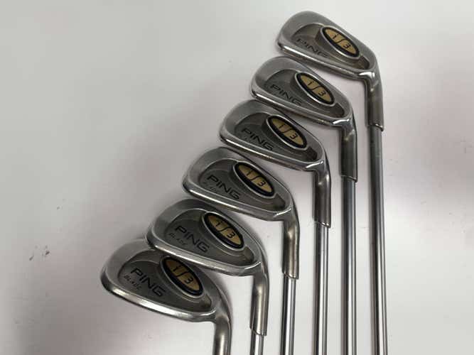 Ping i3 + Blade Iron Set 6-PW+SW White Dot 3* Up ProForce 75 Gold Stiff RH +1''
