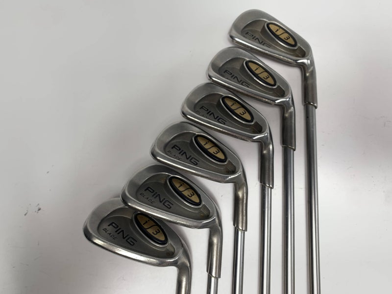 Ping i3 + Blade Iron Set 6-PW+SW White Dot 3* Up ProForce 75 Gold Stiff RH +1''