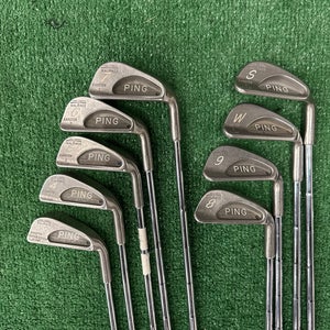 Men's Ping KARSTEN I Iron Set Right Handed Regular Flex Steel Shaft (Used) #3-9 PW, SW