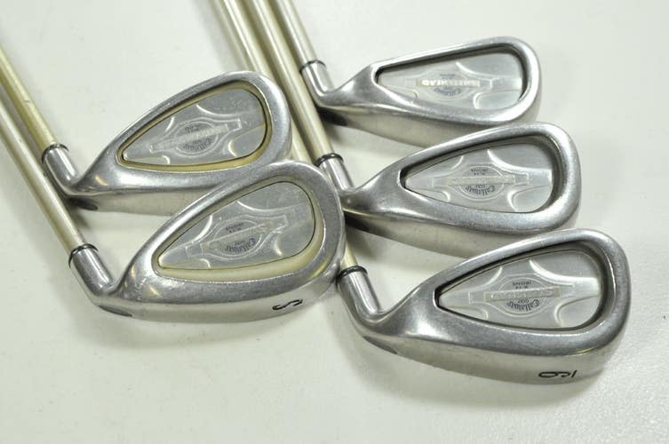 Callaway Steelhead X-14 Gems 7-PW,SW Iron Set Ladies Flex RH Graphite # 201072