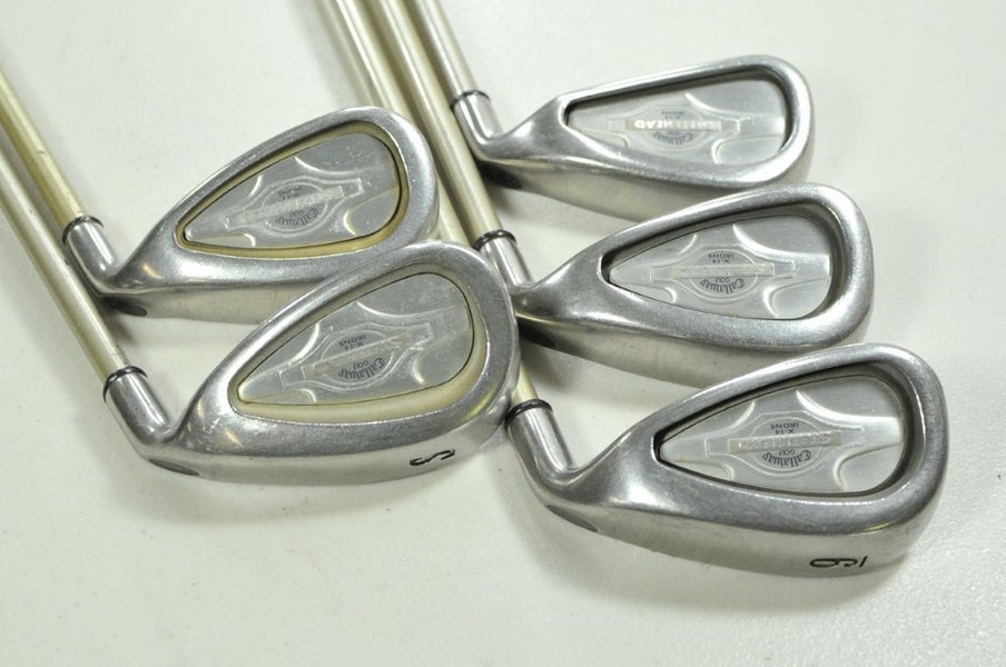 Callaway Steelhead X-14 Gems 7-PW,SW Iron Set Ladies Flex RH Graphite # 201072