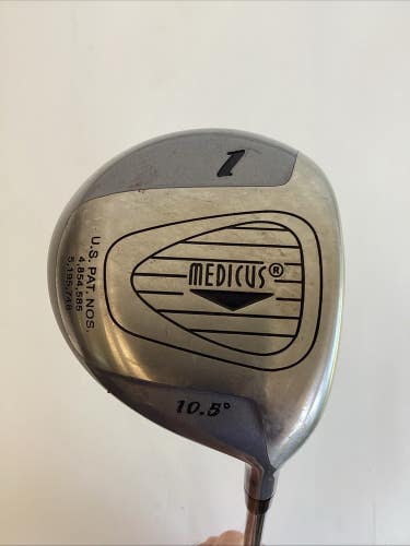 Medicus Golf Swing Trainer 10.5* Driver Dual Hinge Steel Shaft 43.5