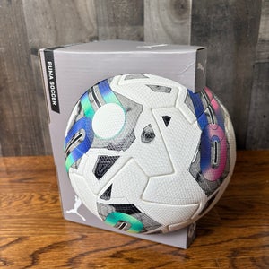 Puma Orbita 1 TB FIFA Quality Pro Ball White Multicolor Size 5 Soccer Ball $120