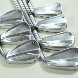 TaylorMade P790 2021 5-PW,AW Iron Set Right Stiff Flex Steel # 194981