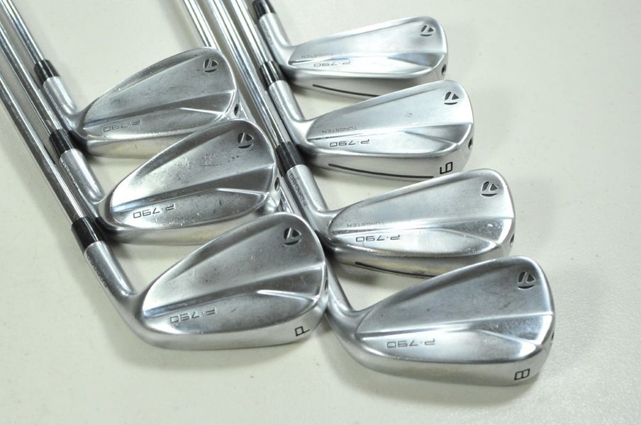 TaylorMade P790 2021 5-PW,AW Iron Set Right Stiff Flex Steel # 194981