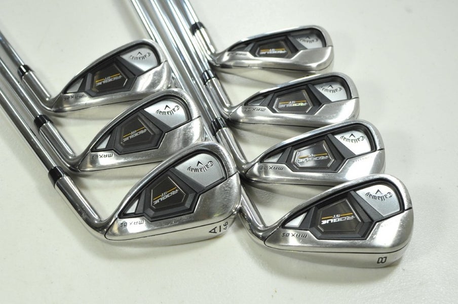 Callaway Rogue ST MAX OS 5-PW,AW Iron Set Regular Flex Right MPH Steel # 201230