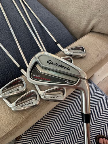 TaylorMade 2014 tour preferred cb Right Handed Iron Set Stiff Flex Steel Shaft  (Used)