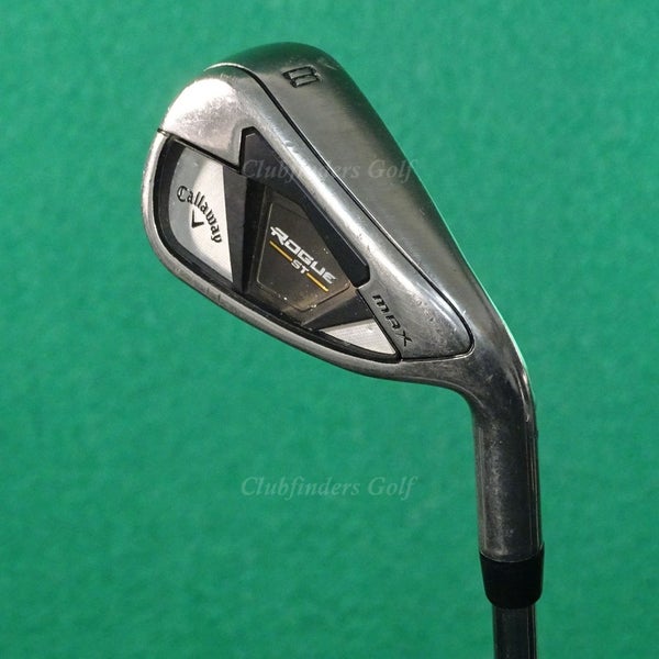 Callaway Rogue ST MAX Single 8 Iron True Temper Elevate MPH 95 Steel Stiff