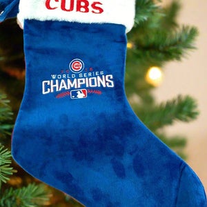 Chicago Cubs MLB 2016 World Champs NOS Christmas Stocking (New)