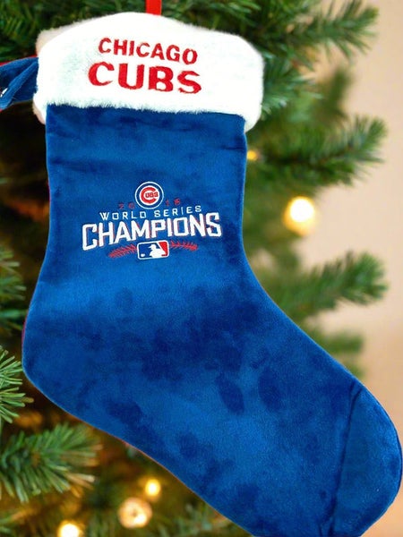 Chicago Cubs MLB 2016 World Champs NOS Christmas Stocking (New)