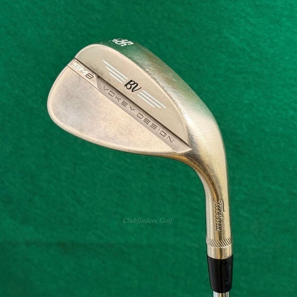 Titleist Vokey SM8 Brushed Steel 56-14F 56 Sand Wedge Stepped Steel Wedge Flex