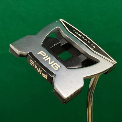 Ping 2023 Tomcat 14 Black Dot 35" Double-Bend Mallet Putter Golf Club w/ HC