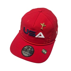 NEW 2025 Men's New Era Ryder Cup The Golfer Red Adjustable Snapback Hat