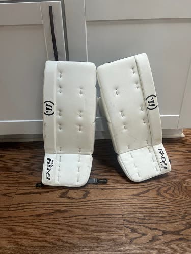 19” warrior goalie leg pads