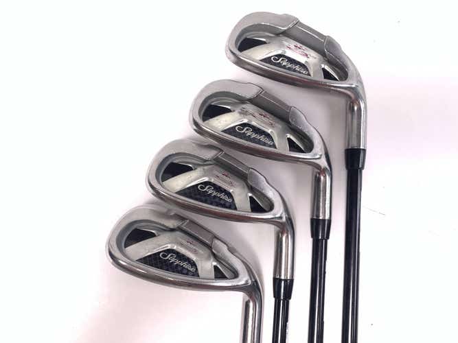 Cobra Sapphire Ladies Iron Set 8-PW+SW Ladies Graphite Womens RH
